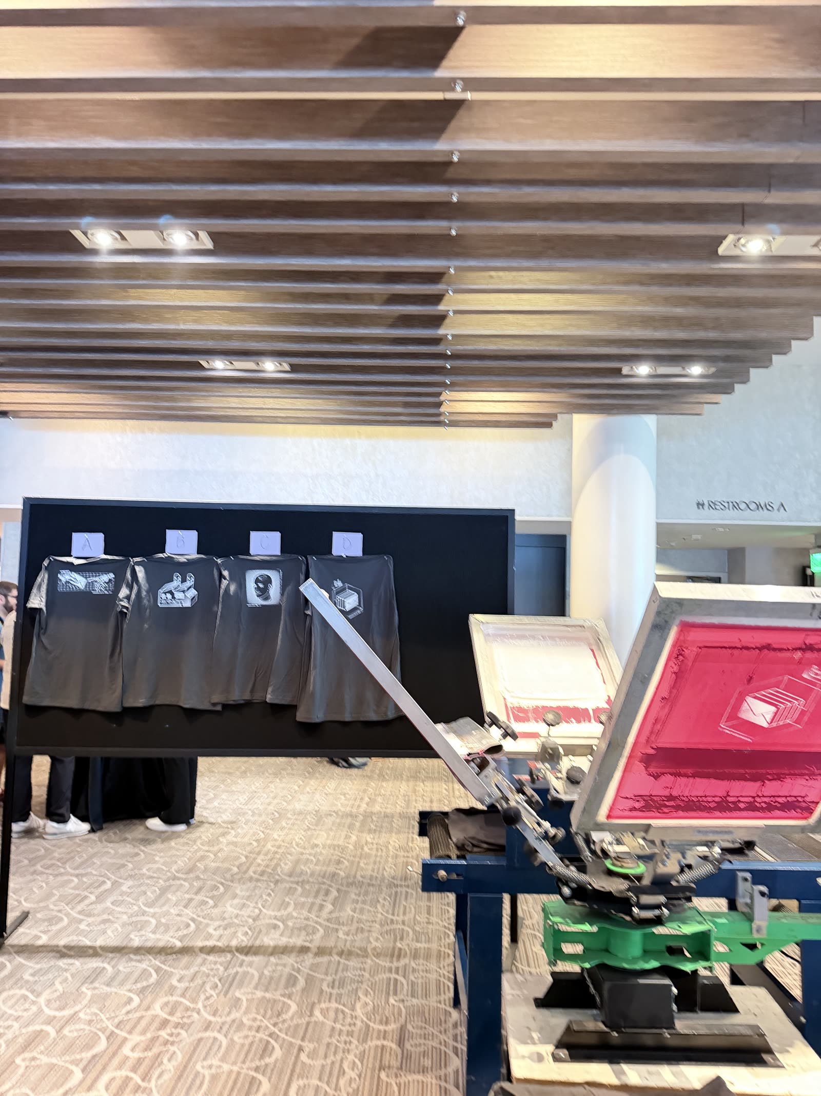 Organized load-out after the event for Mobile Merch Printing